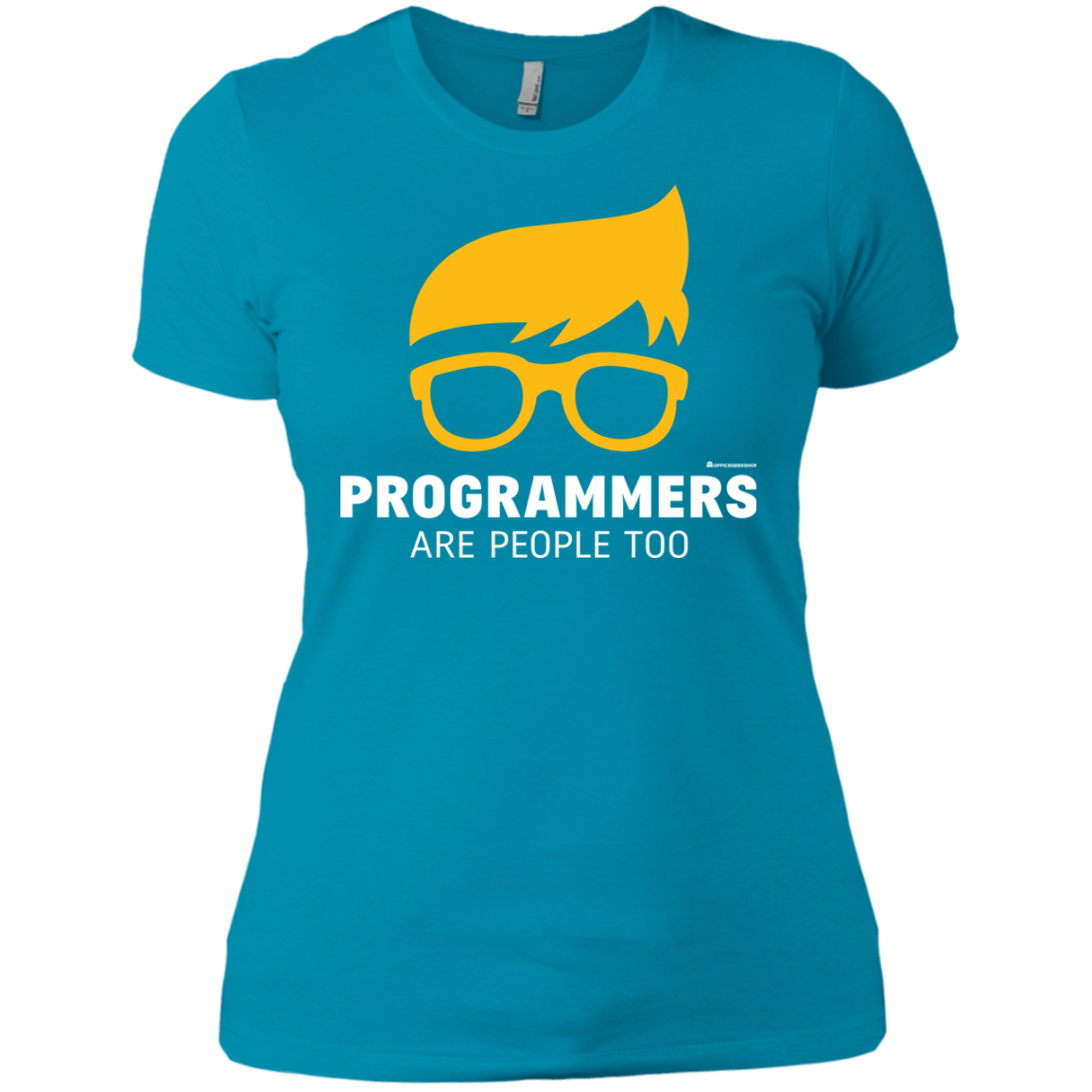 T-Shirts Turquoise / X-Small Programmers Are People Too Women's Premium T-Shirt