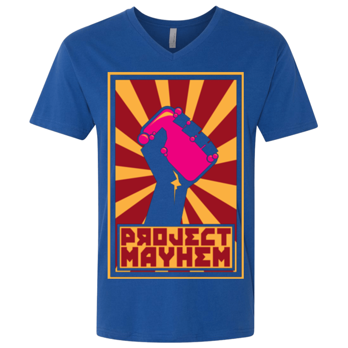 T-Shirts Royal / X-Small Project Mayhem Men's Premium V-Neck