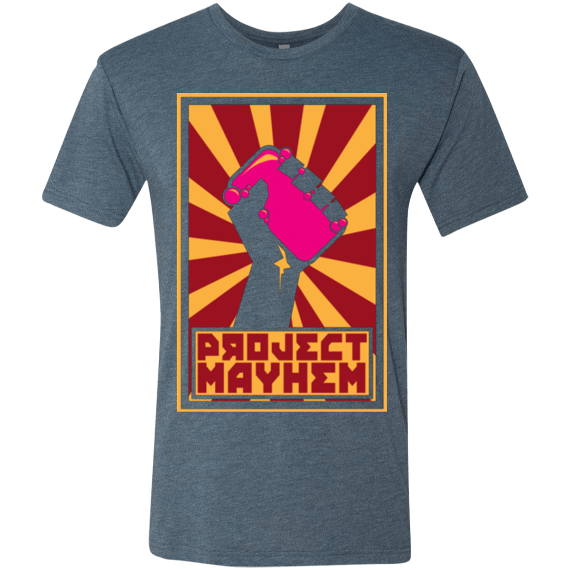 T-Shirts Indigo / Small Project Mayhem Men's Triblend T-Shirt