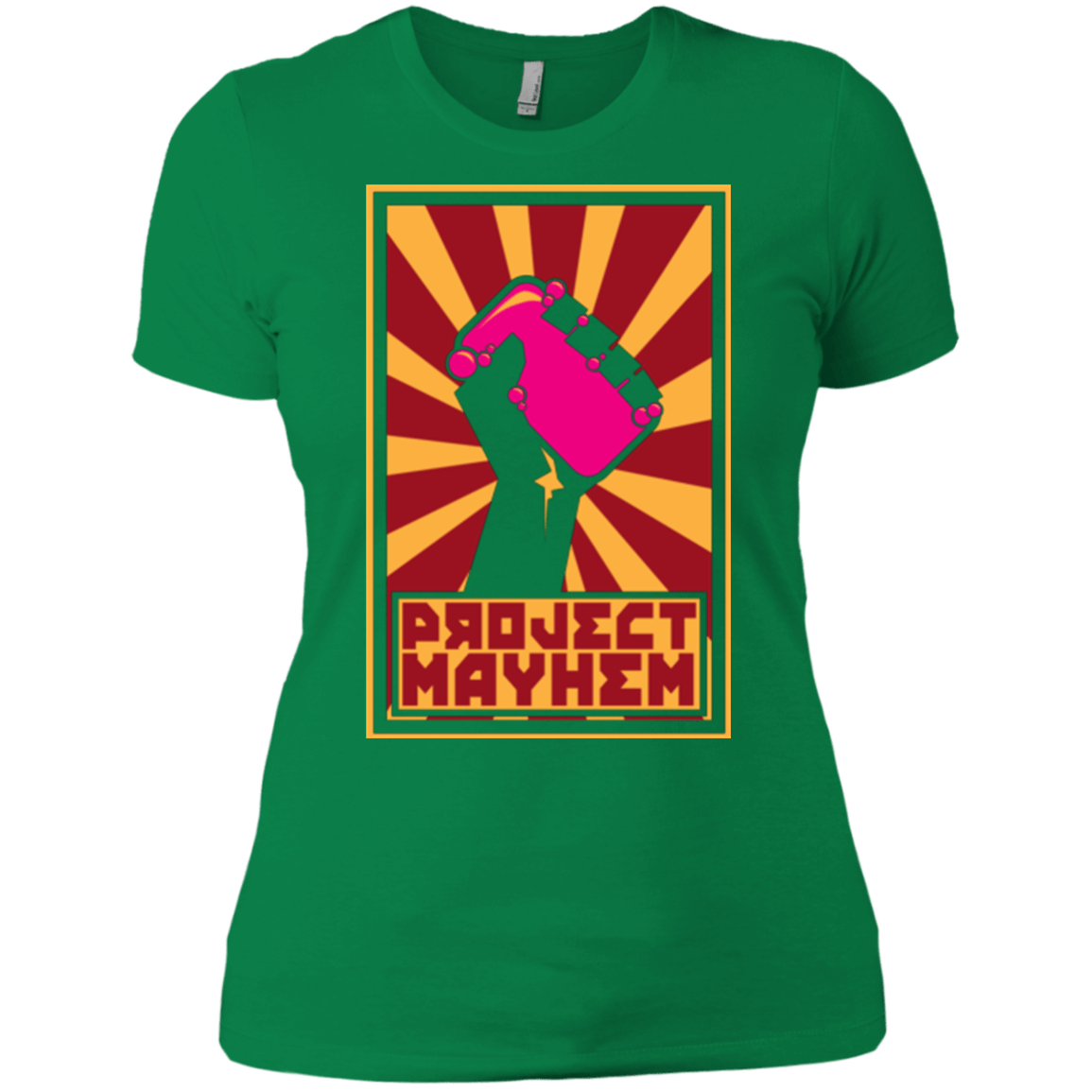 T-Shirts Kelly Green / X-Small Project Mayhem Women's Premium T-Shirt