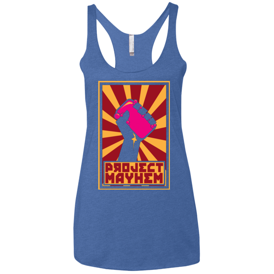 T-Shirts Vintage Royal / X-Small Project Mayhem Women's Triblend Racerback Tank