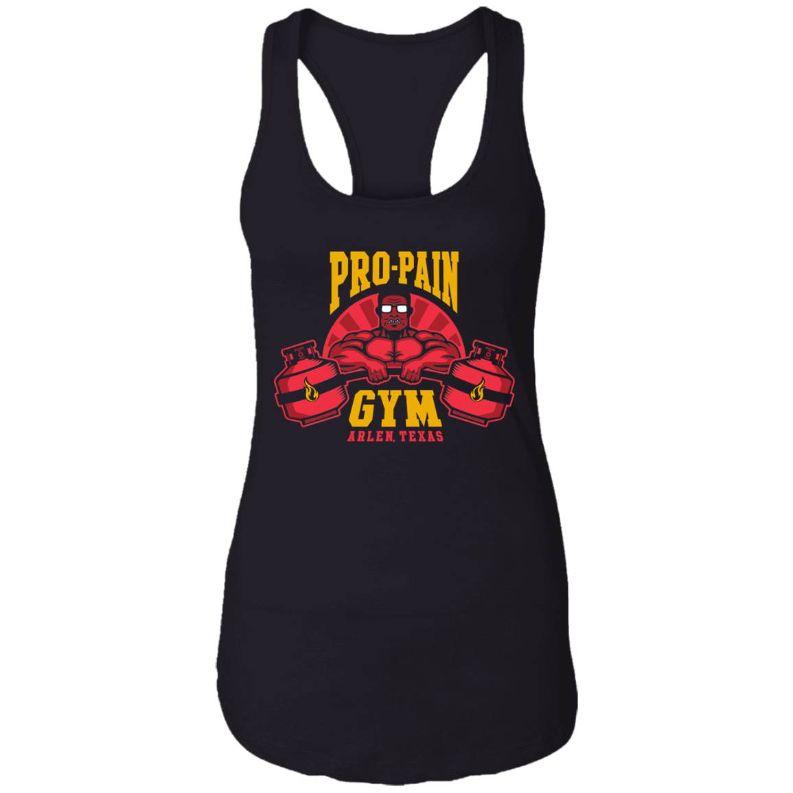 T-Shirts Black / X-Small Propane Women's Racerback Tank