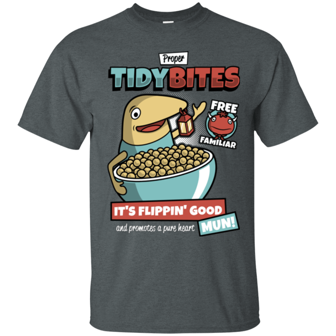 T-Shirts Dark Heather / Small Proper Tidy Bites T-Shirt