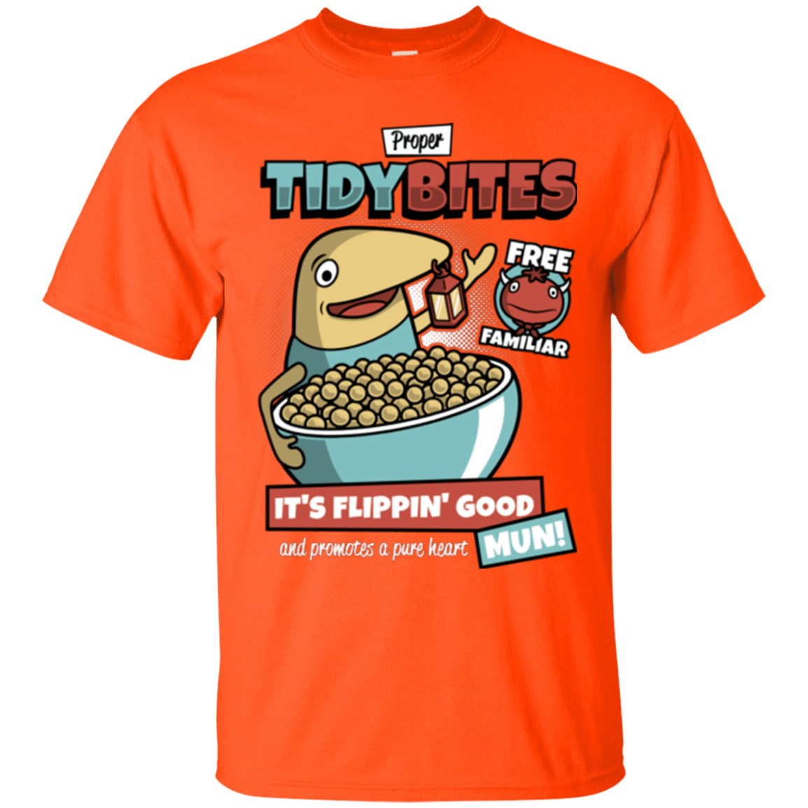 T-Shirts Orange / Small Proper Tidy Bites T-Shirt