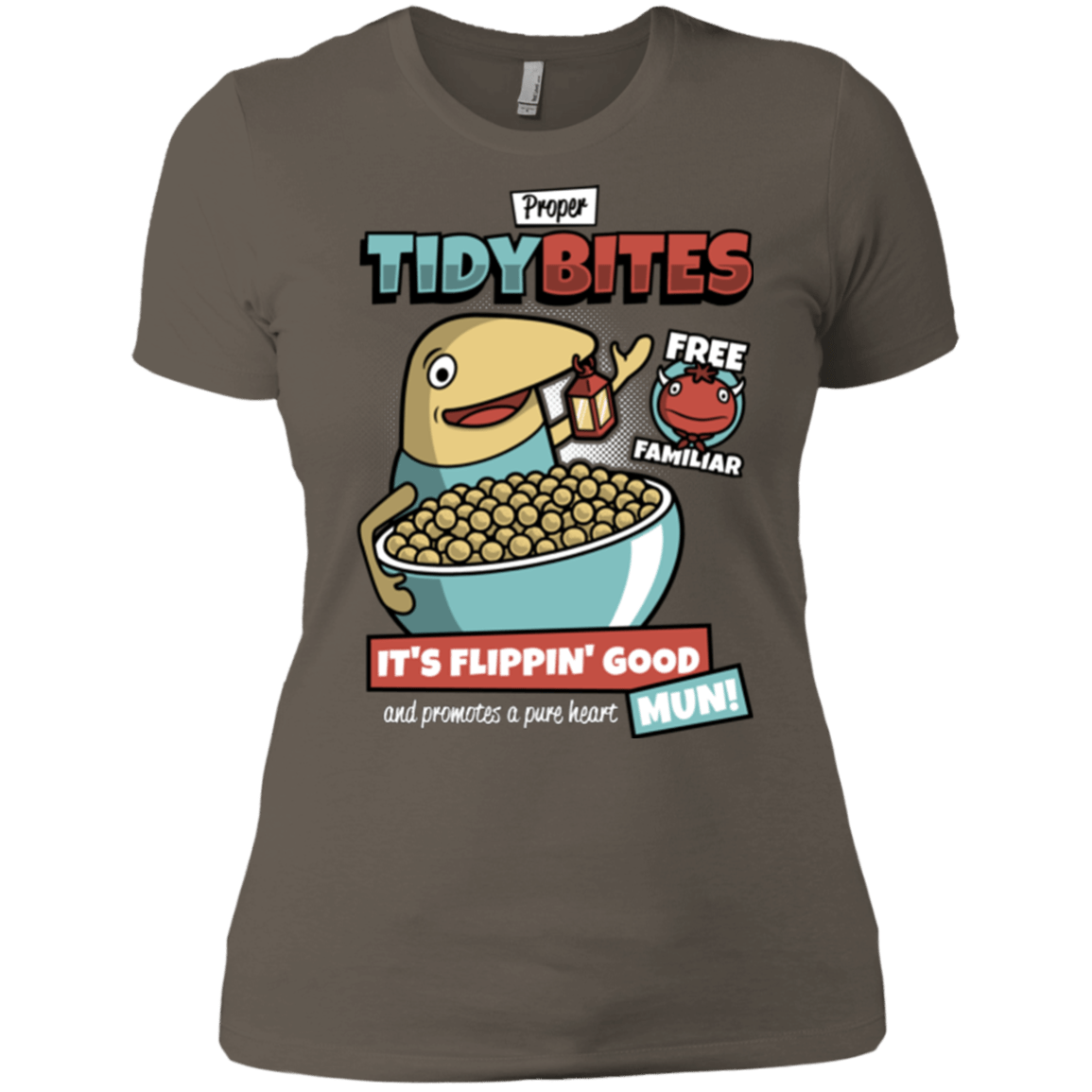 T-Shirts Warm Grey / X-Small PROPER TIDY BITES Women's Premium T-Shirt