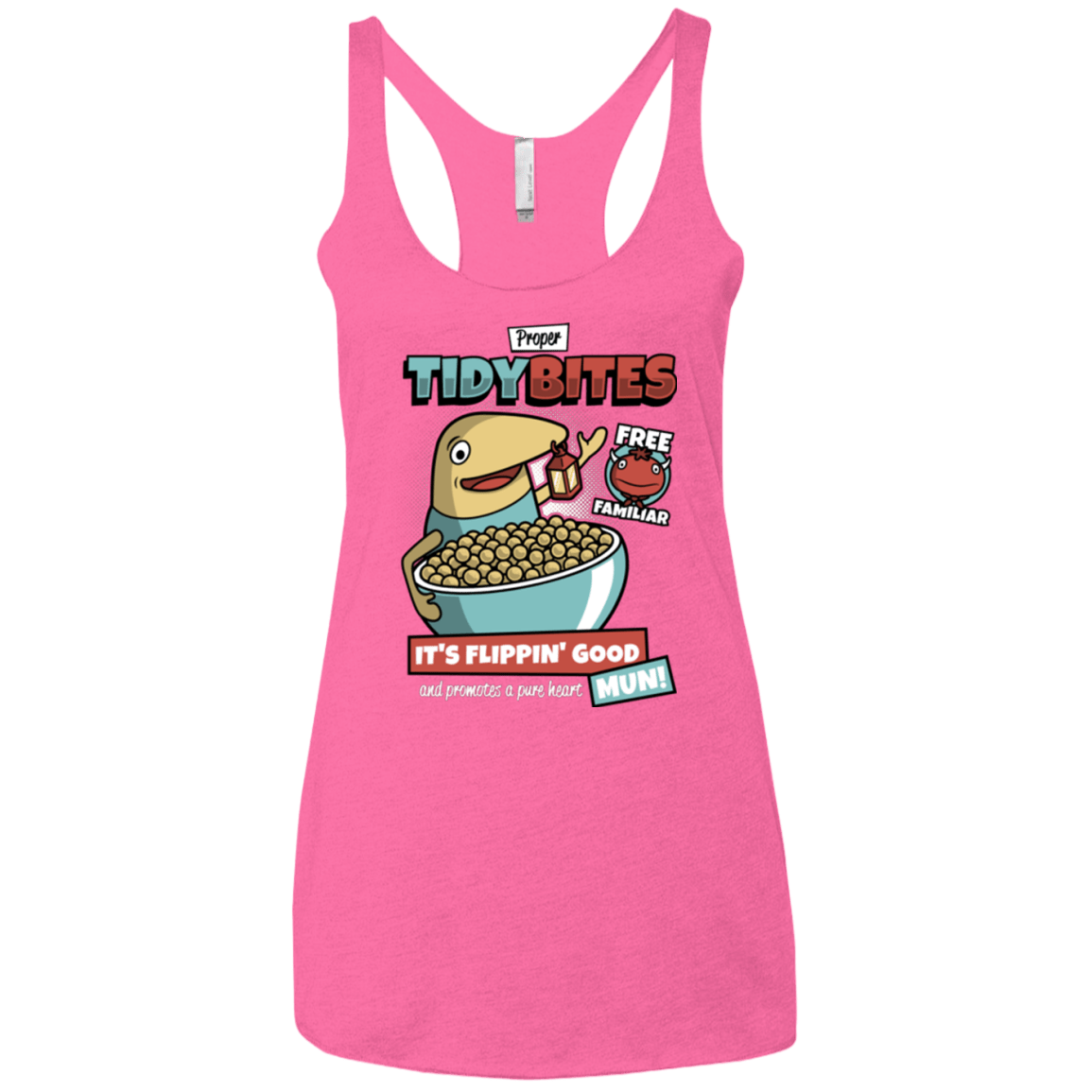 T-Shirts Vintage Pink / X-Small PROPER TIDY BITES Women's Triblend Racerback Tank