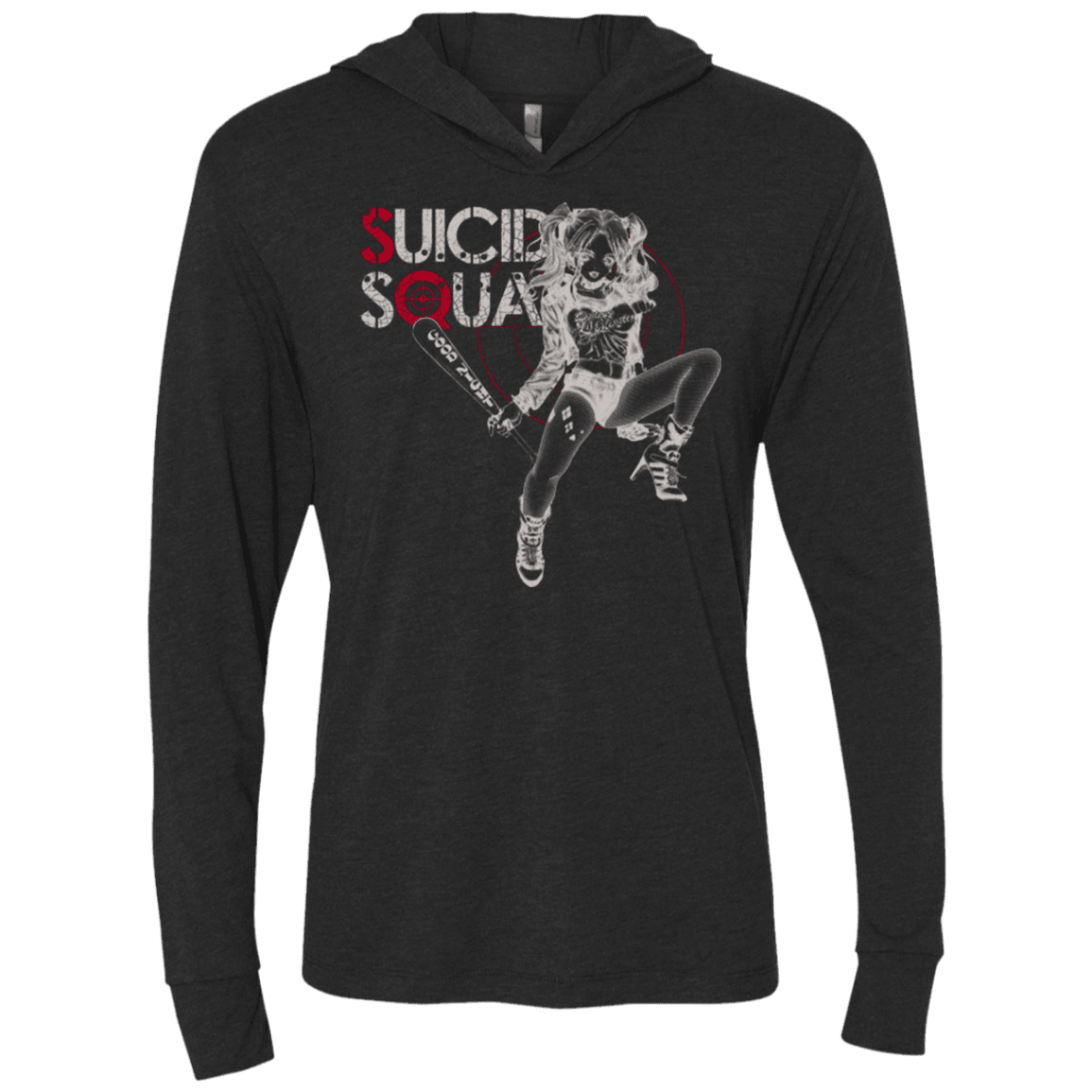 T-Shirts Vintage Black / X-Small Property of J Triblend Long Sleeve Hoodie Tee