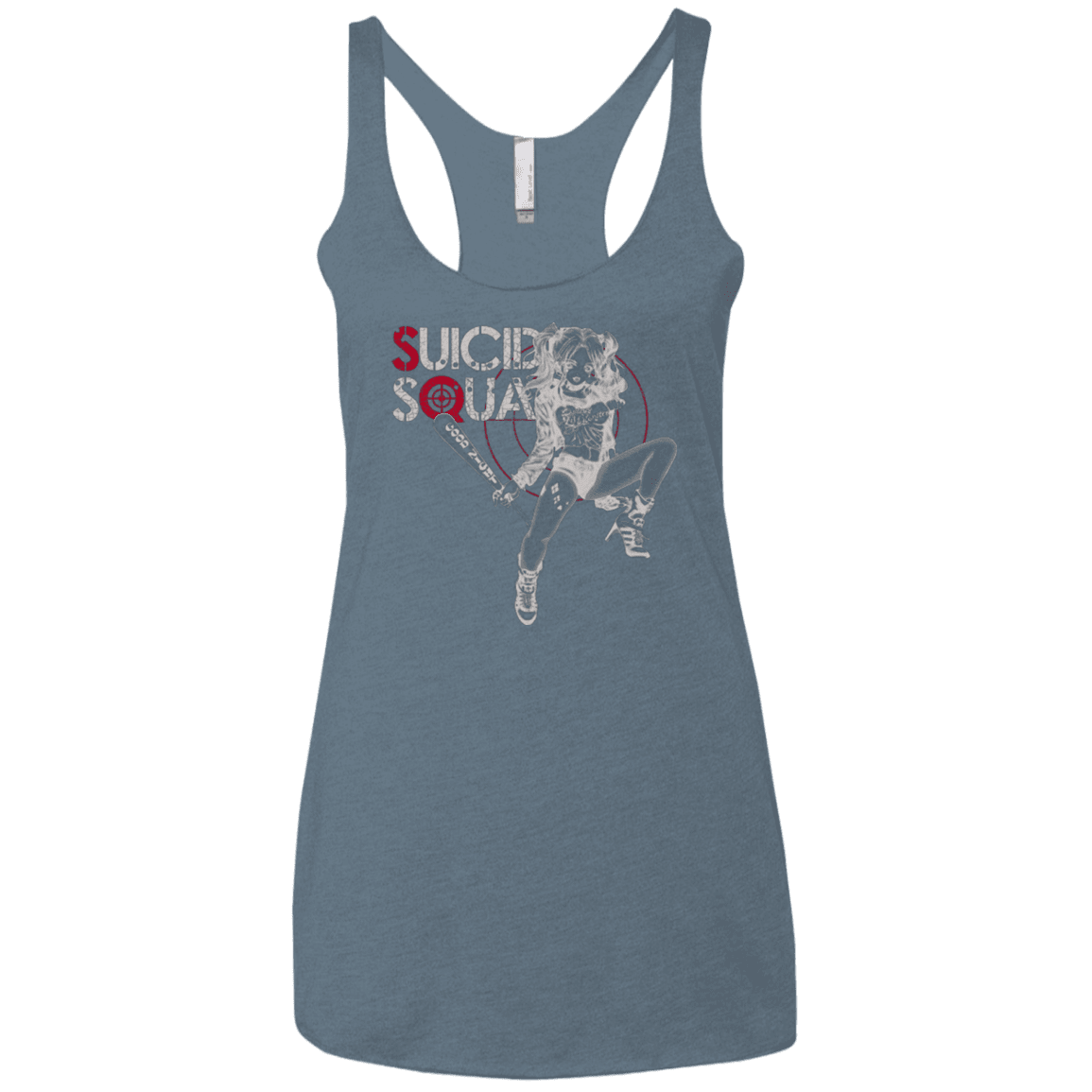 T-Shirts Indigo / X-Small Property of J Women's Triblend Racerback Tank