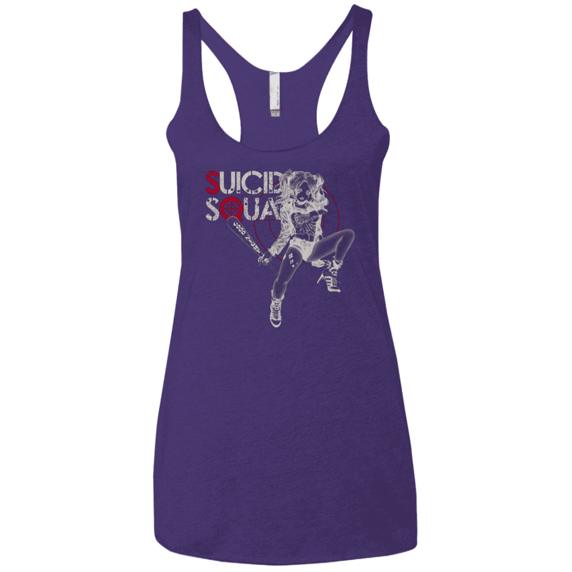 T-Shirts Purple / X-Small Property of J Women's Triblend Racerback Tank
