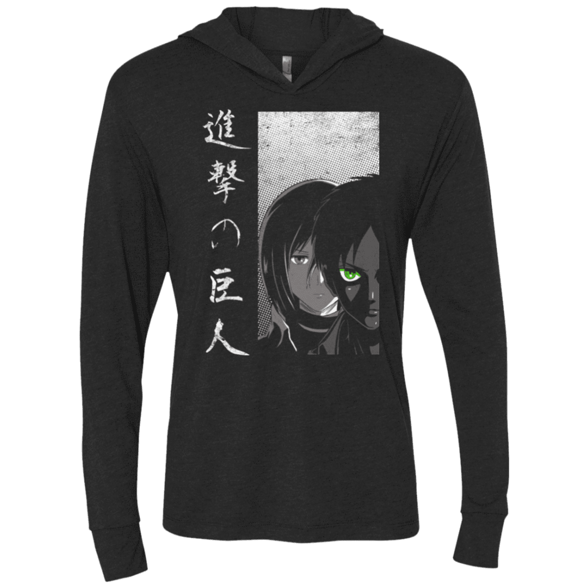 T-Shirts Vintage Black / X-Small Protect the Wall Triblend Long Sleeve Hoodie Tee