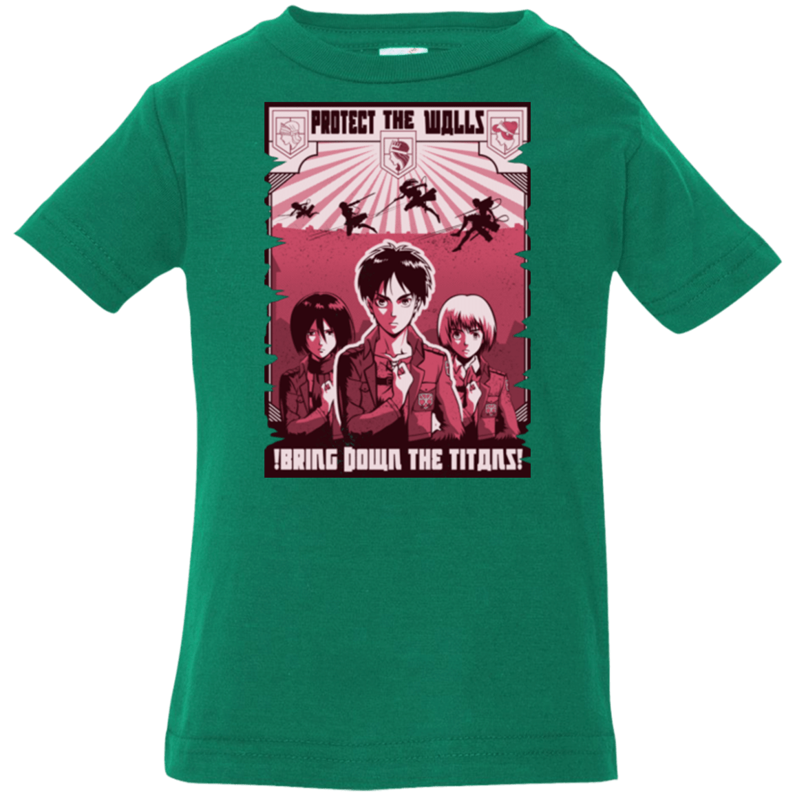 T-Shirts Kelly / 6 Months Protect the Walls Infant Premium T-Shirt