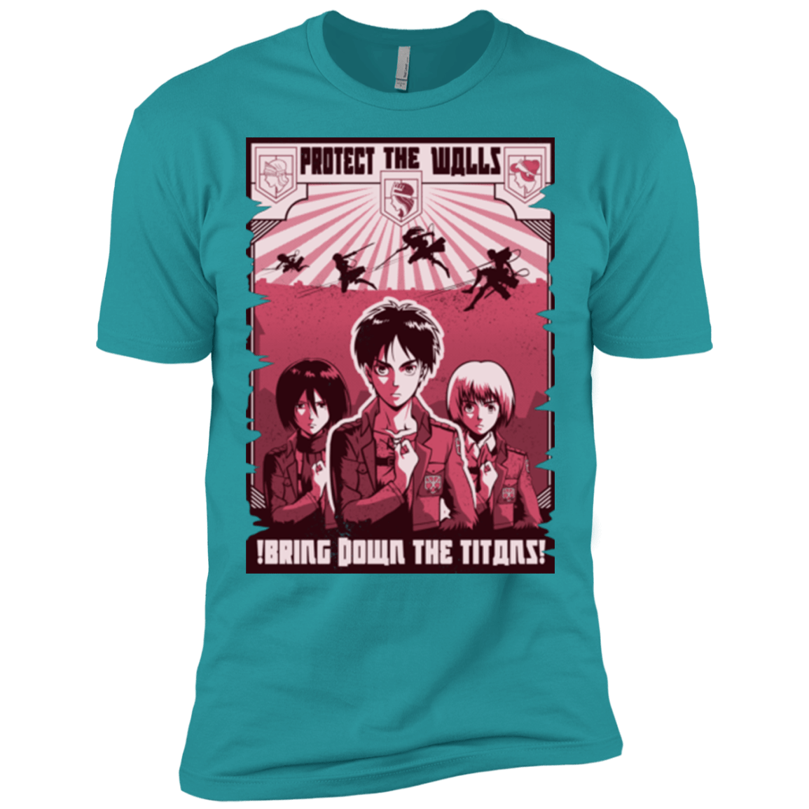 T-Shirts Tahiti Blue / X-Small Protect the Walls Men's Premium T-Shirt