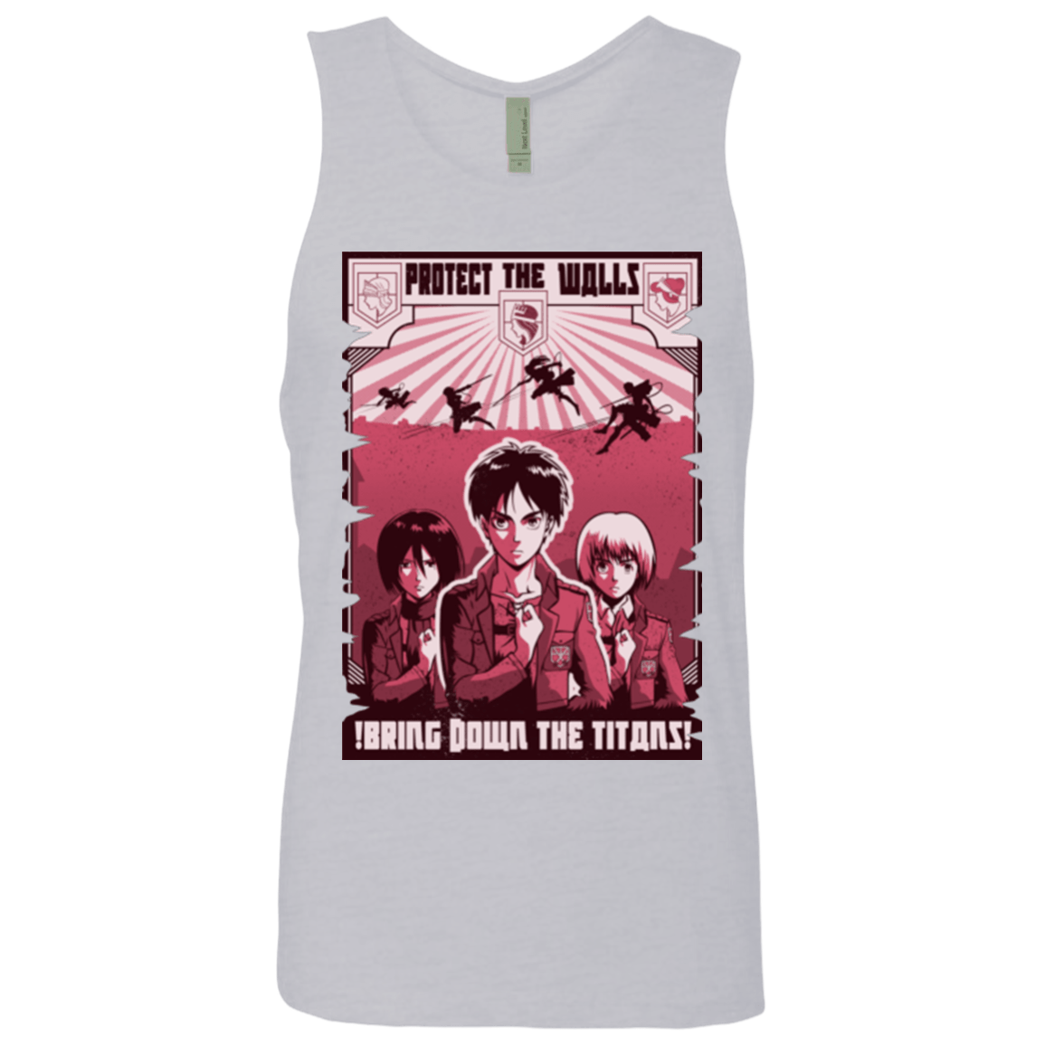 T-Shirts Heather Grey / Small Protect the Walls Men's Premium Tank Top