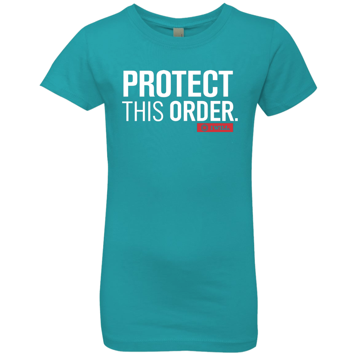 T-Shirts Tahiti Blue / YXS Protect This Order Girls Premium T-Shirt