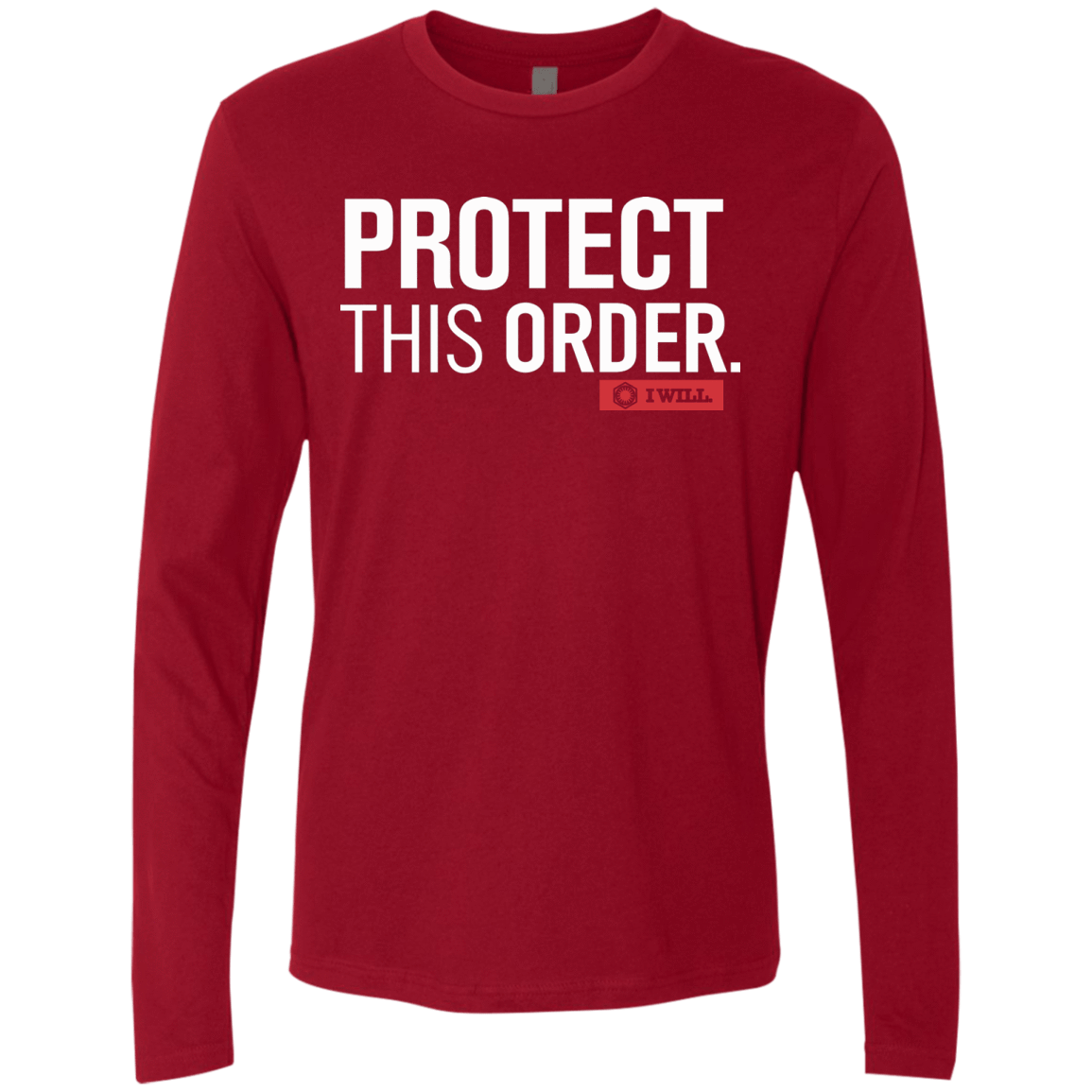 T-Shirts Cardinal / Small Protect This Order Men's Premium Long Sleeve
