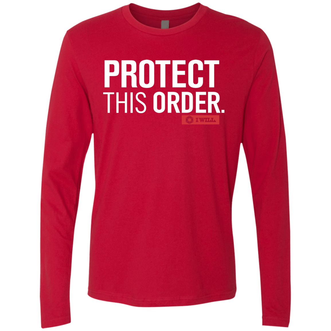 T-Shirts Red / Small Protect This Order Men's Premium Long Sleeve