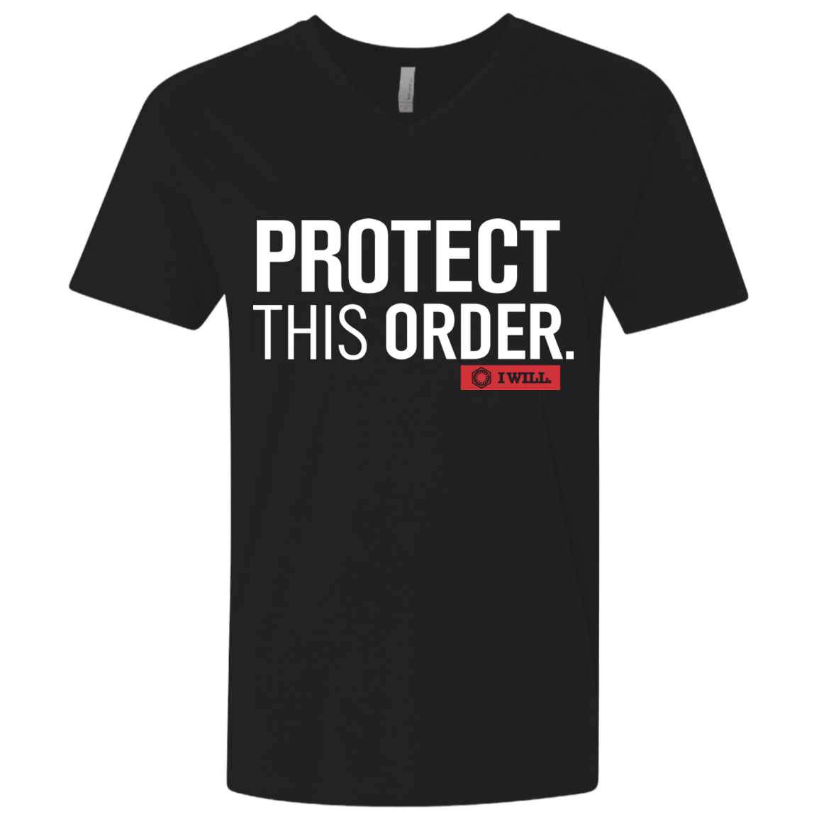 T-Shirts Black / X-Small Protect This Order Men's Premium V-Neck