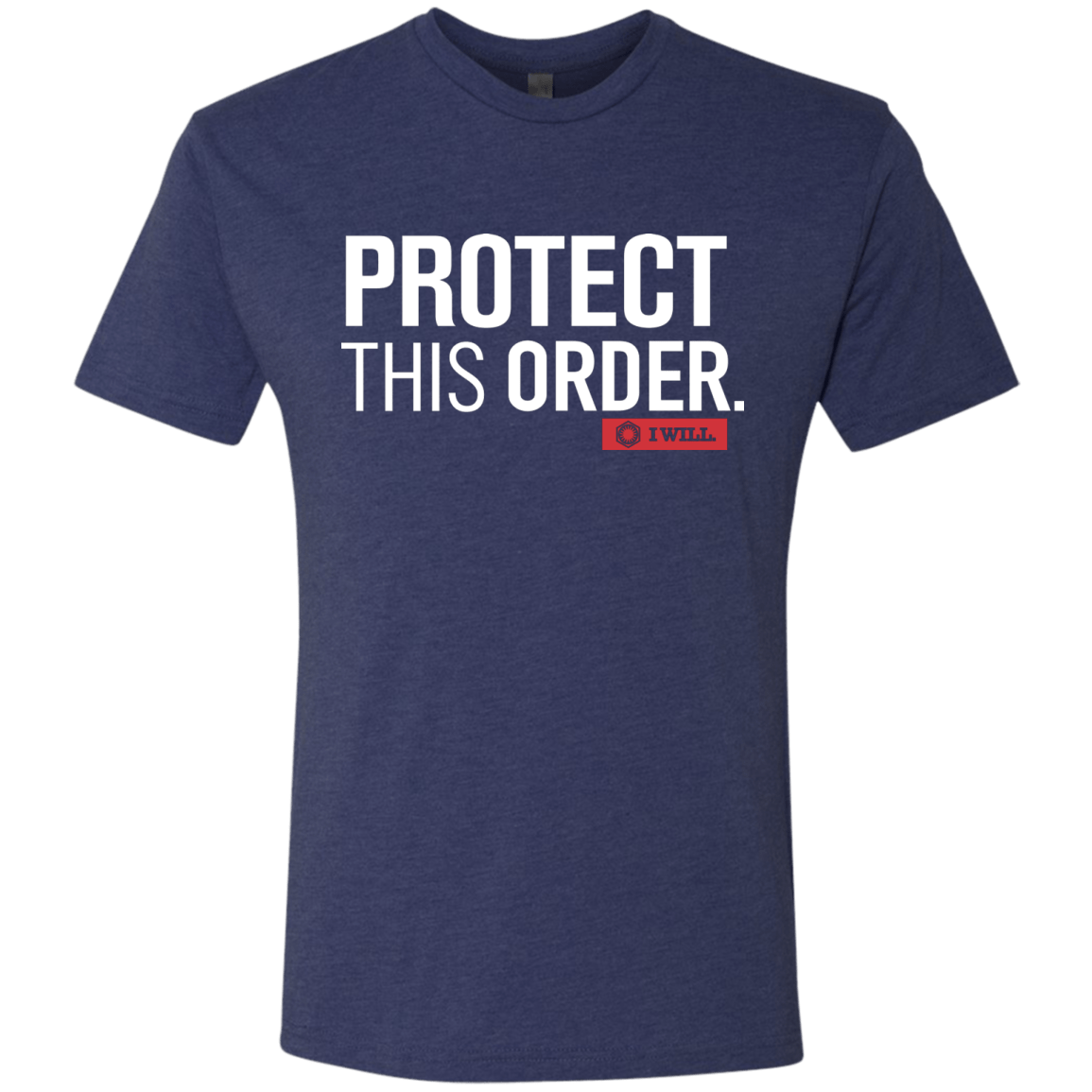T-Shirts Vintage Navy / Small Protect This Order Men's Triblend T-Shirt