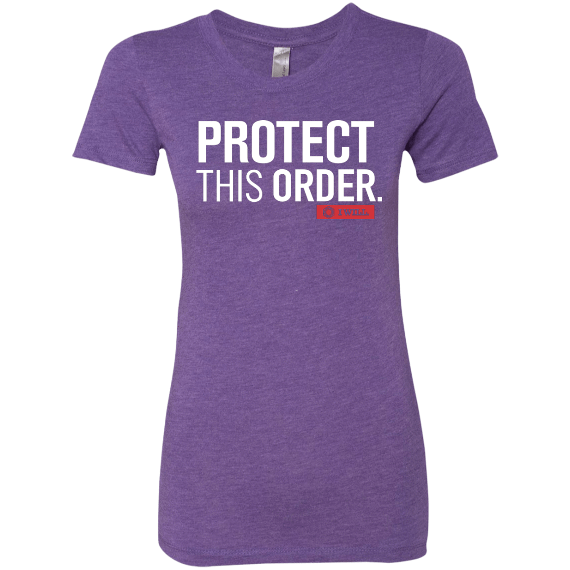 T-Shirts Purple Rush / Small Protect This Order Women's Triblend T-Shirt