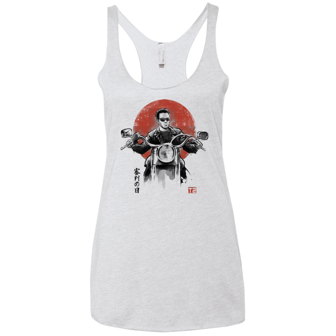 T-Shirts Heather White / X-Small Protector Women's Triblend Racerback Tank