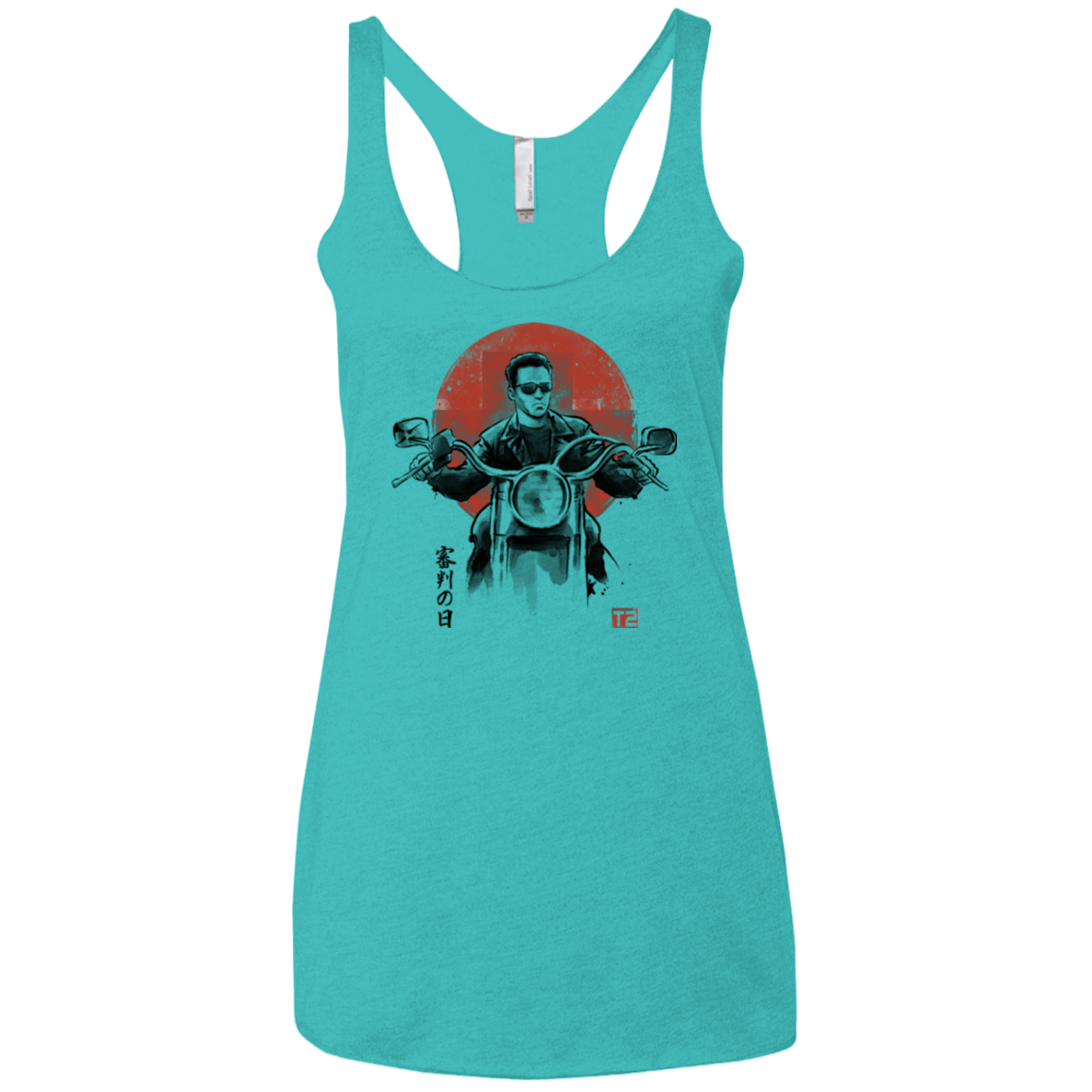 T-Shirts Tahiti Blue / X-Small Protector Women's Triblend Racerback Tank