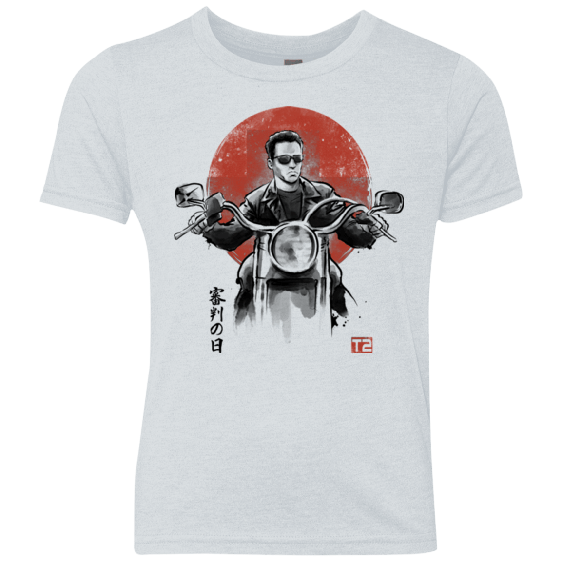 T-Shirts Heather White / YXS Protector Youth Triblend T-Shirt