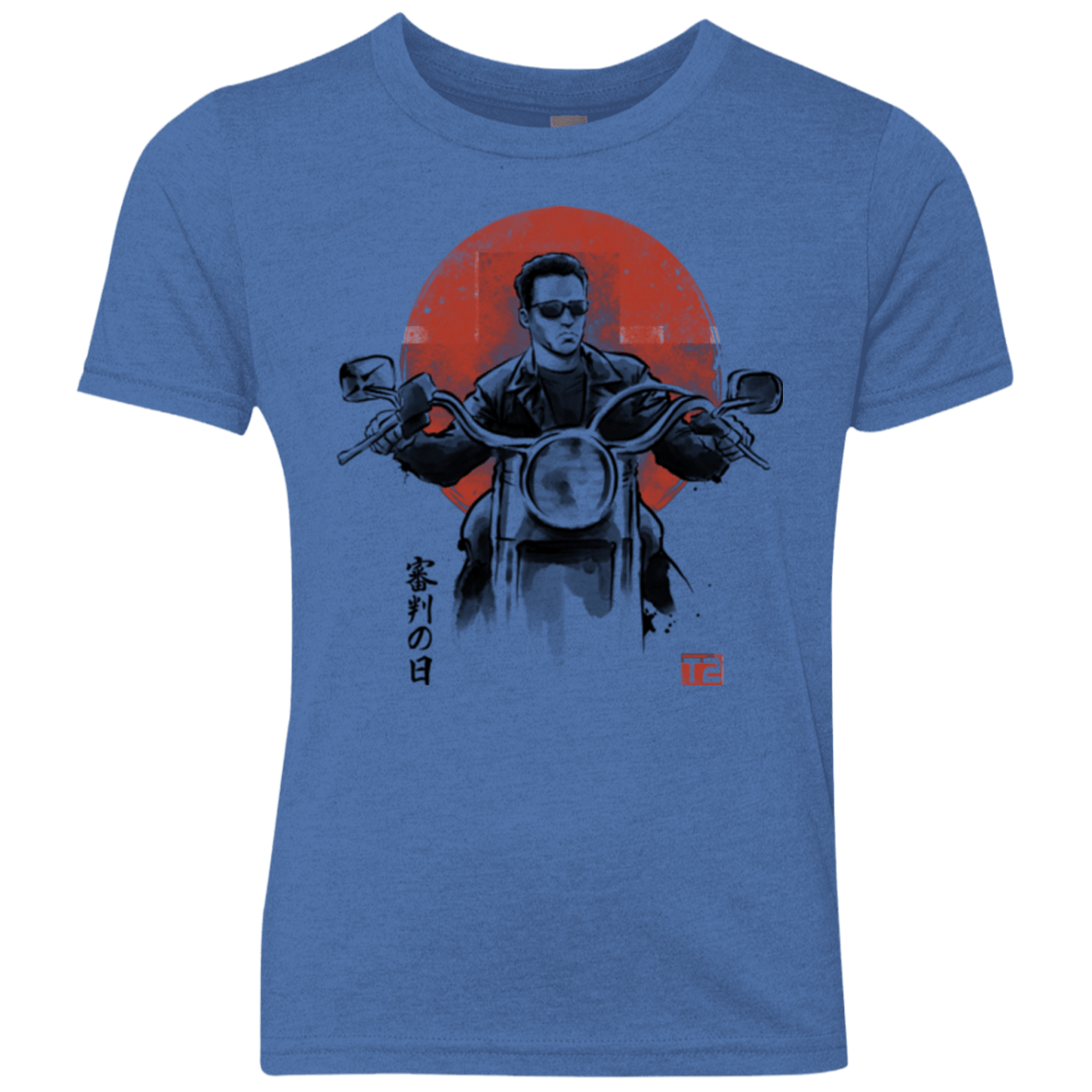 T-Shirts Vintage Royal / YXS Protector Youth Triblend T-Shirt