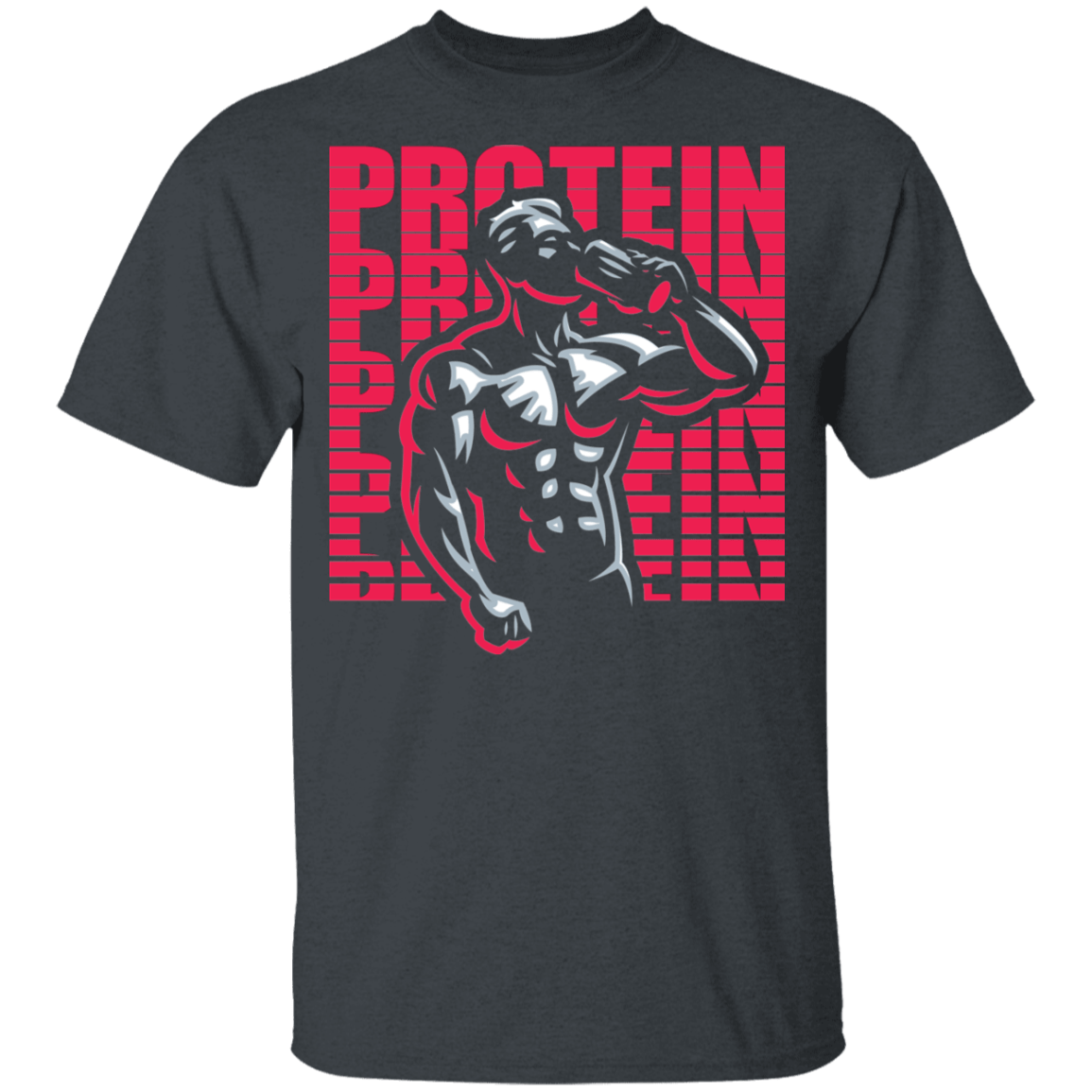T-Shirts Dark Heather / YXS Protein Youth T-Shirt