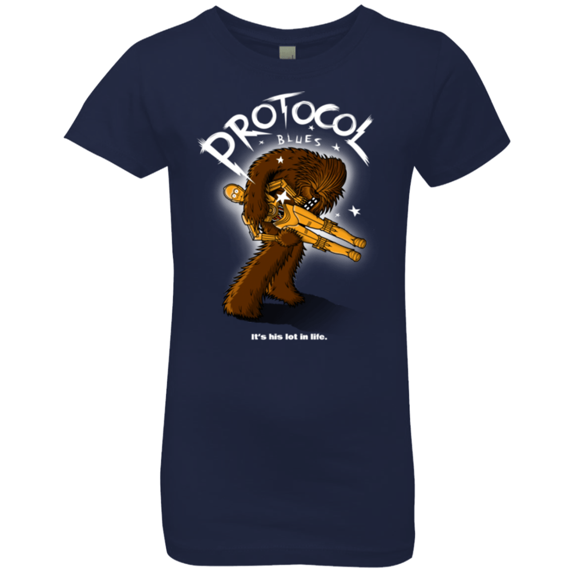 T-Shirts Midnight Navy / YXS Protocol Blues Girls Premium T-Shirt