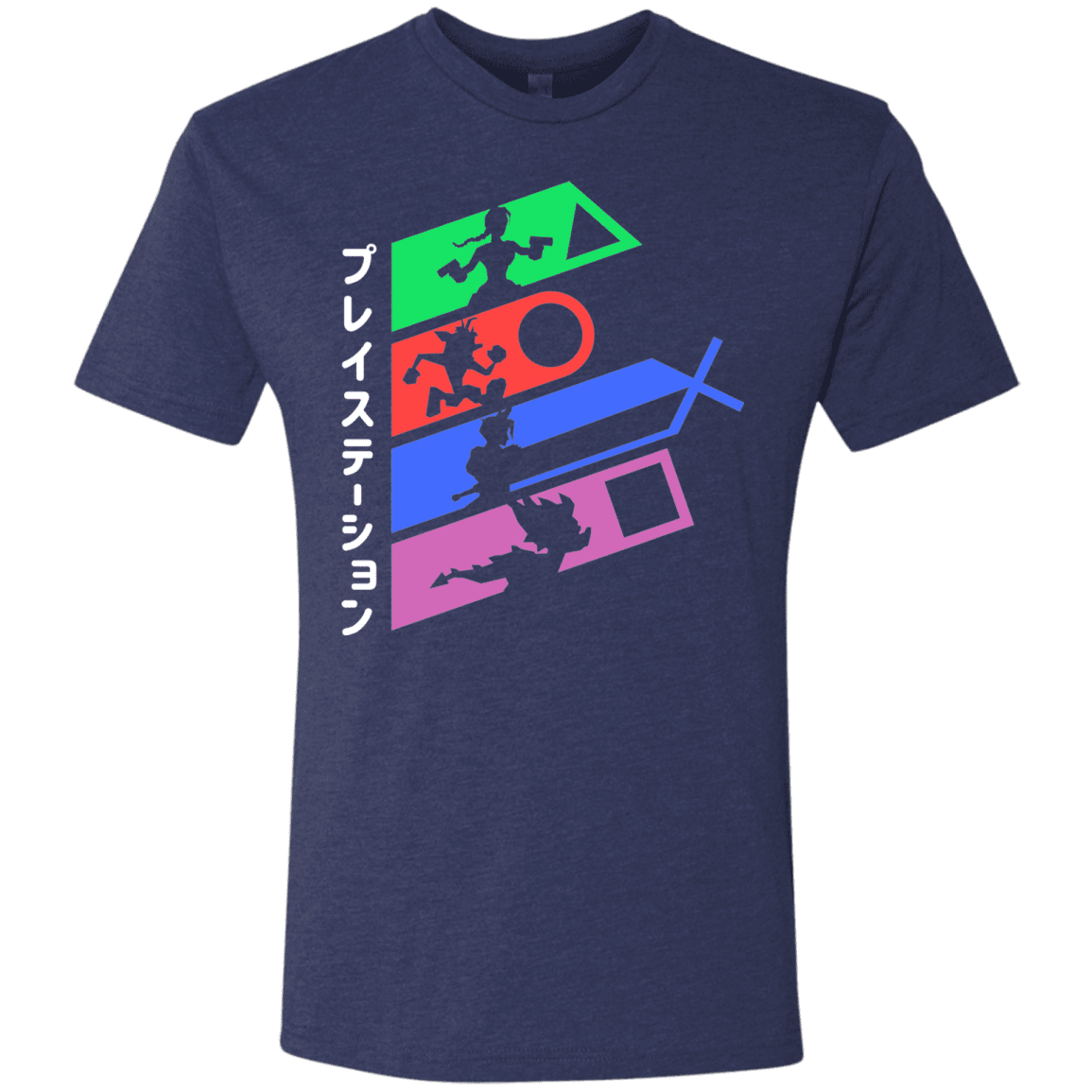 T-Shirts Vintage Navy / S PSX Men's Triblend T-Shirt