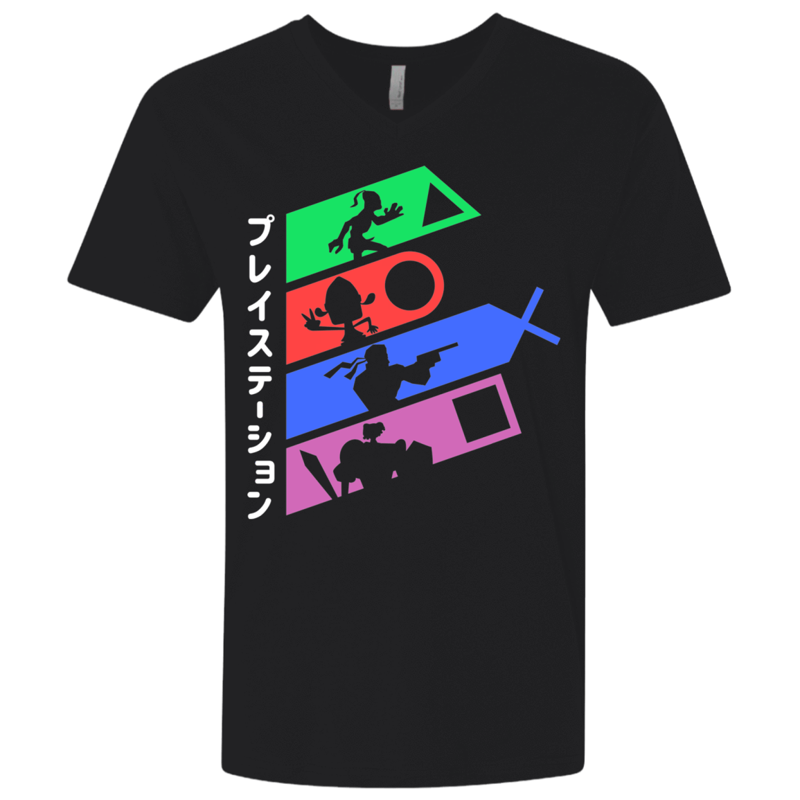 T-Shirts Black / X-Small PSX v2 Men's Premium V-Neck