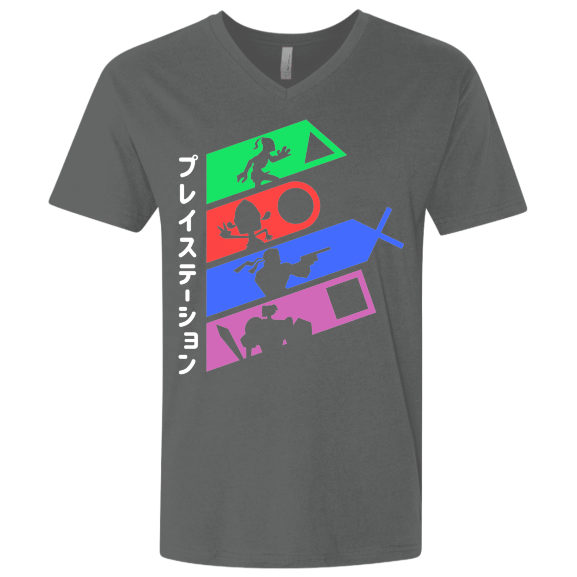 T-Shirts Heavy Metal / X-Small PSX v2 Men's Premium V-Neck