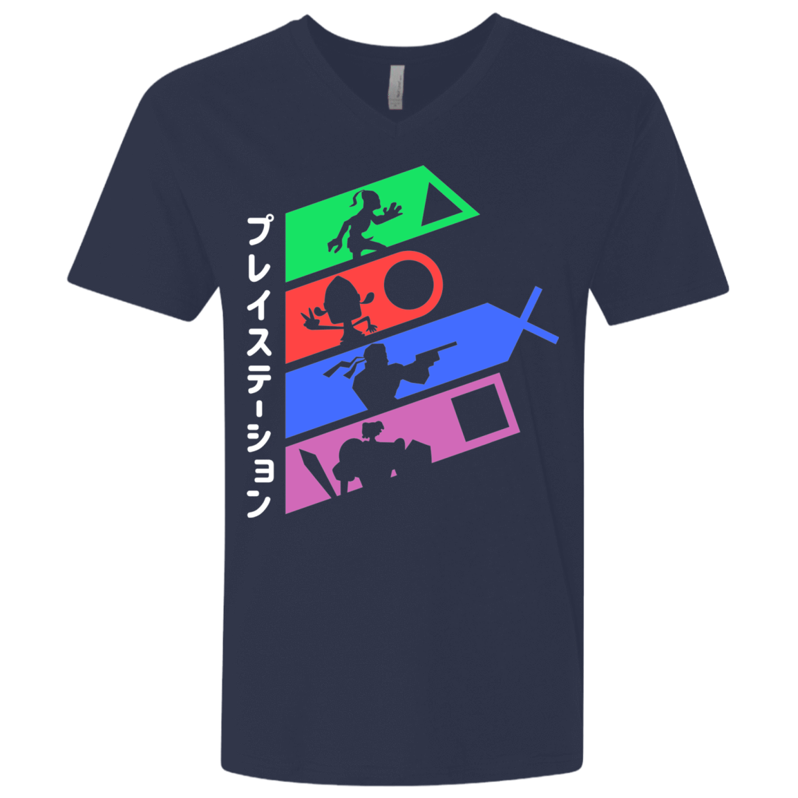 T-Shirts Midnight Navy / X-Small PSX v2 Men's Premium V-Neck
