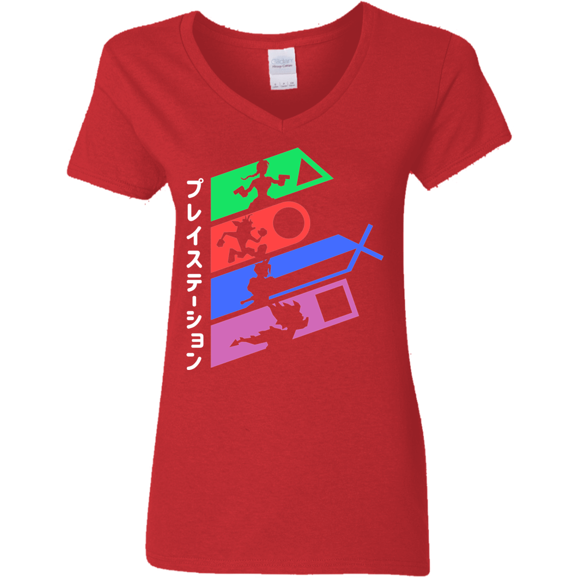 T-Shirts Red / S PSX Women's V-Neck T-Shirt