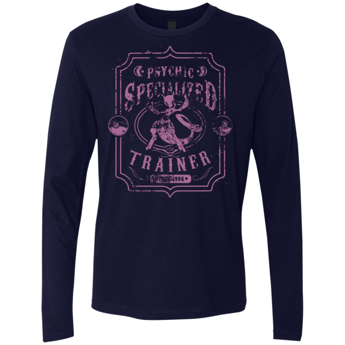 T-Shirts Midnight Navy / Small Psychic Specialized Trainer 2 Men's Premium Long Sleeve