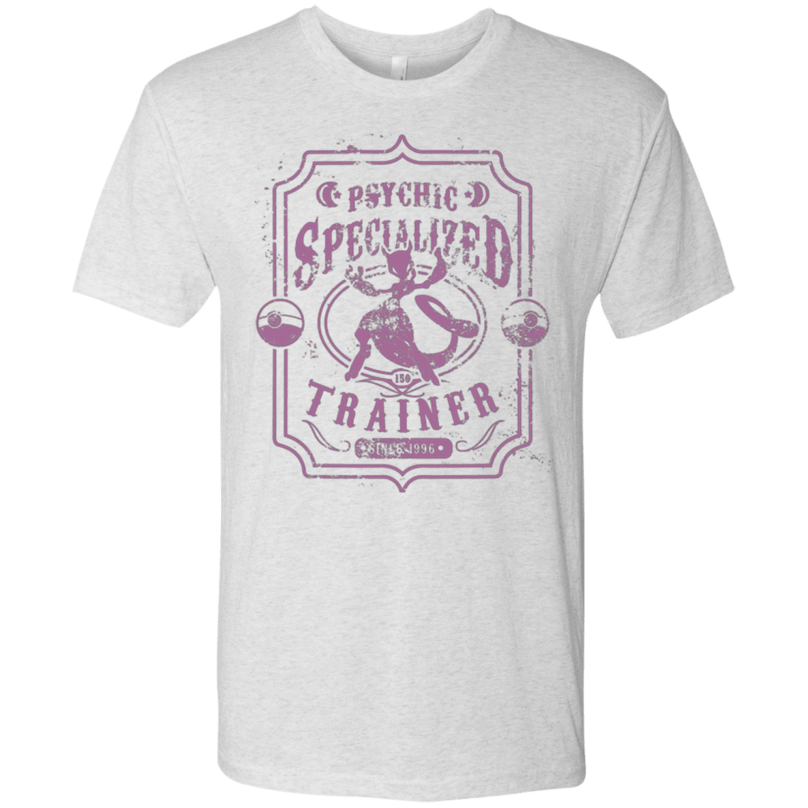 T-Shirts Heather White / Small Psychic Specialized Trainer 2 Men's Triblend T-Shirt