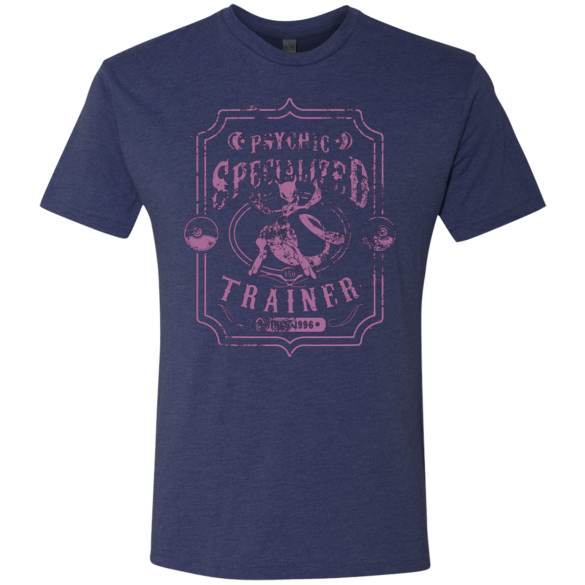 T-Shirts Vintage Navy / Small Psychic Specialized Trainer 2 Men's Triblend T-Shirt