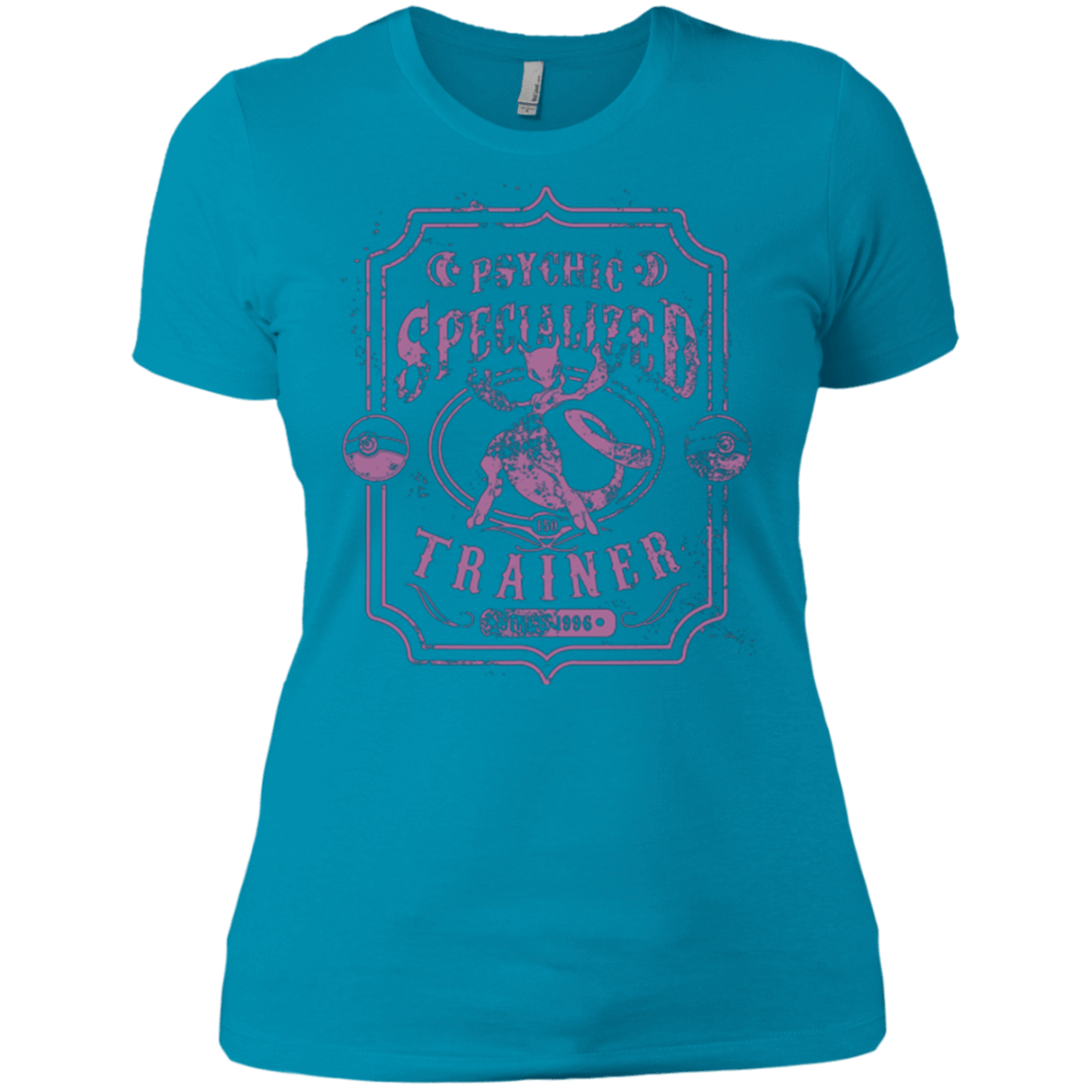 T-Shirts Turquoise / X-Small Psychic Specialized Trainer 2 Women's Premium T-Shirt