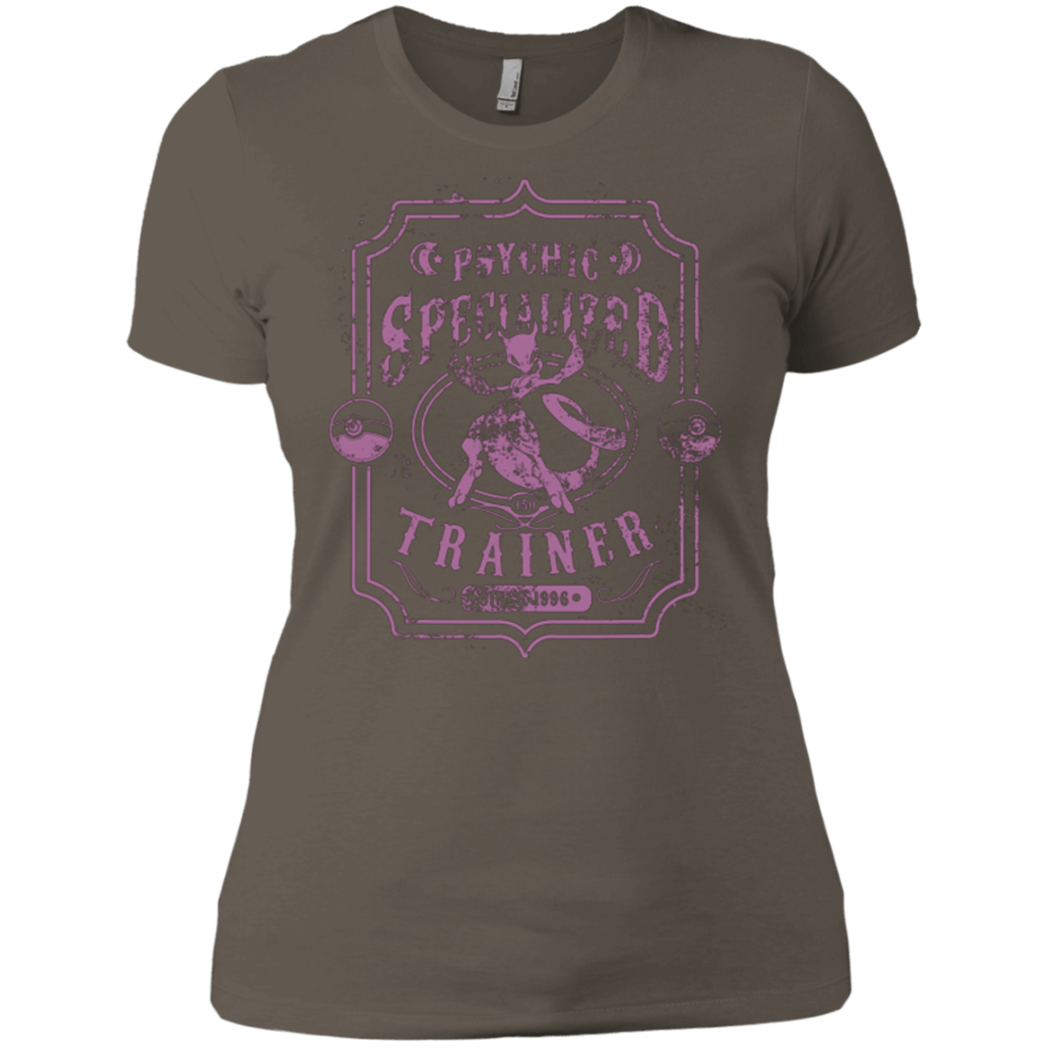 T-Shirts Warm Grey / X-Small Psychic Specialized Trainer 2 Women's Premium T-Shirt