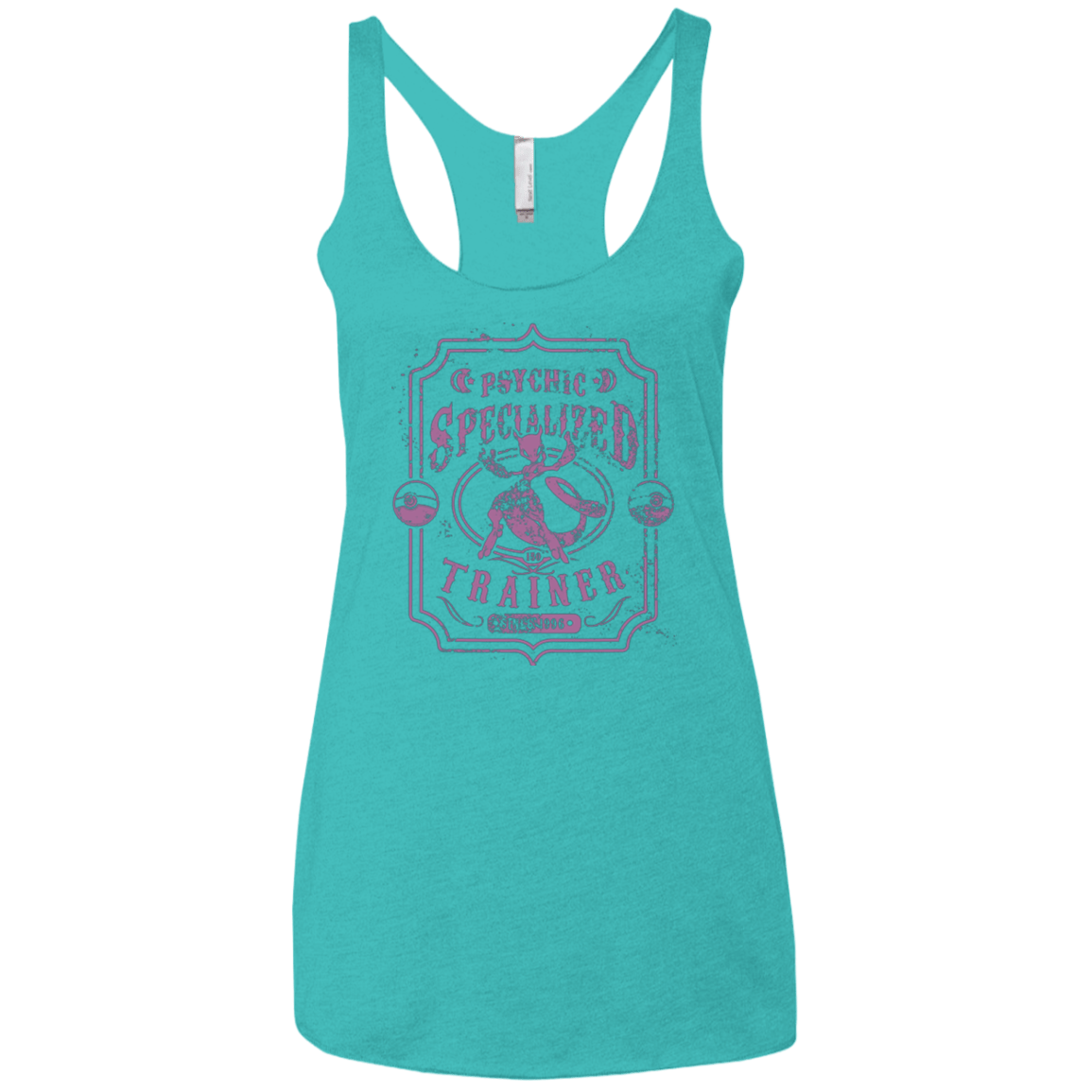 T-Shirts Tahiti Blue / X-Small Psychic Specialized Trainer 2 Women's Triblend Racerback Tank