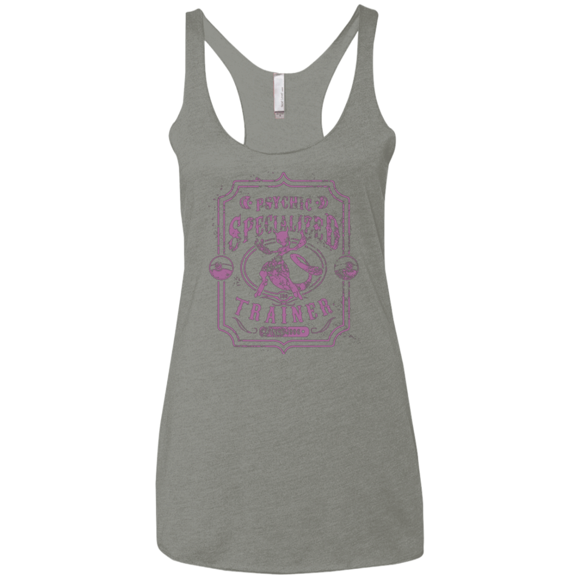 T-Shirts Venetian Grey / X-Small Psychic Specialized Trainer 2 Women's Triblend Racerback Tank