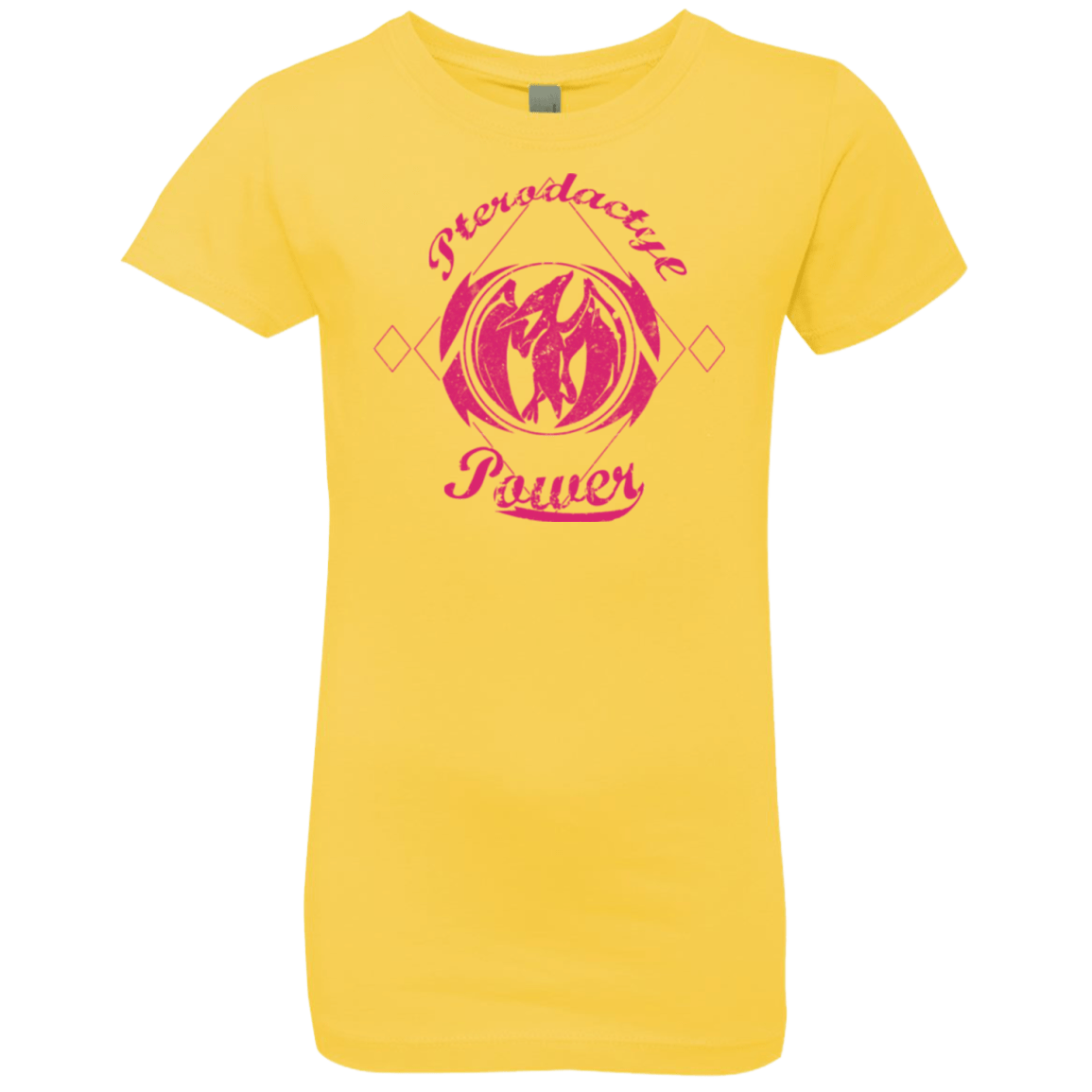 T-Shirts Vibrant Yellow / YXS Pterodactyl Girls Premium T-Shirt