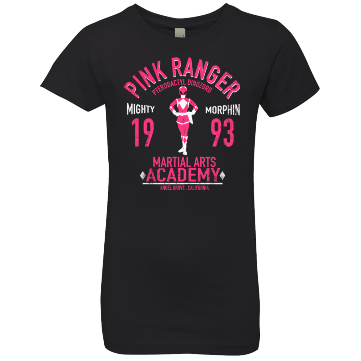 T-Shirts Black / YXS Pterodactyl Ranger Girls Premium T-Shirt