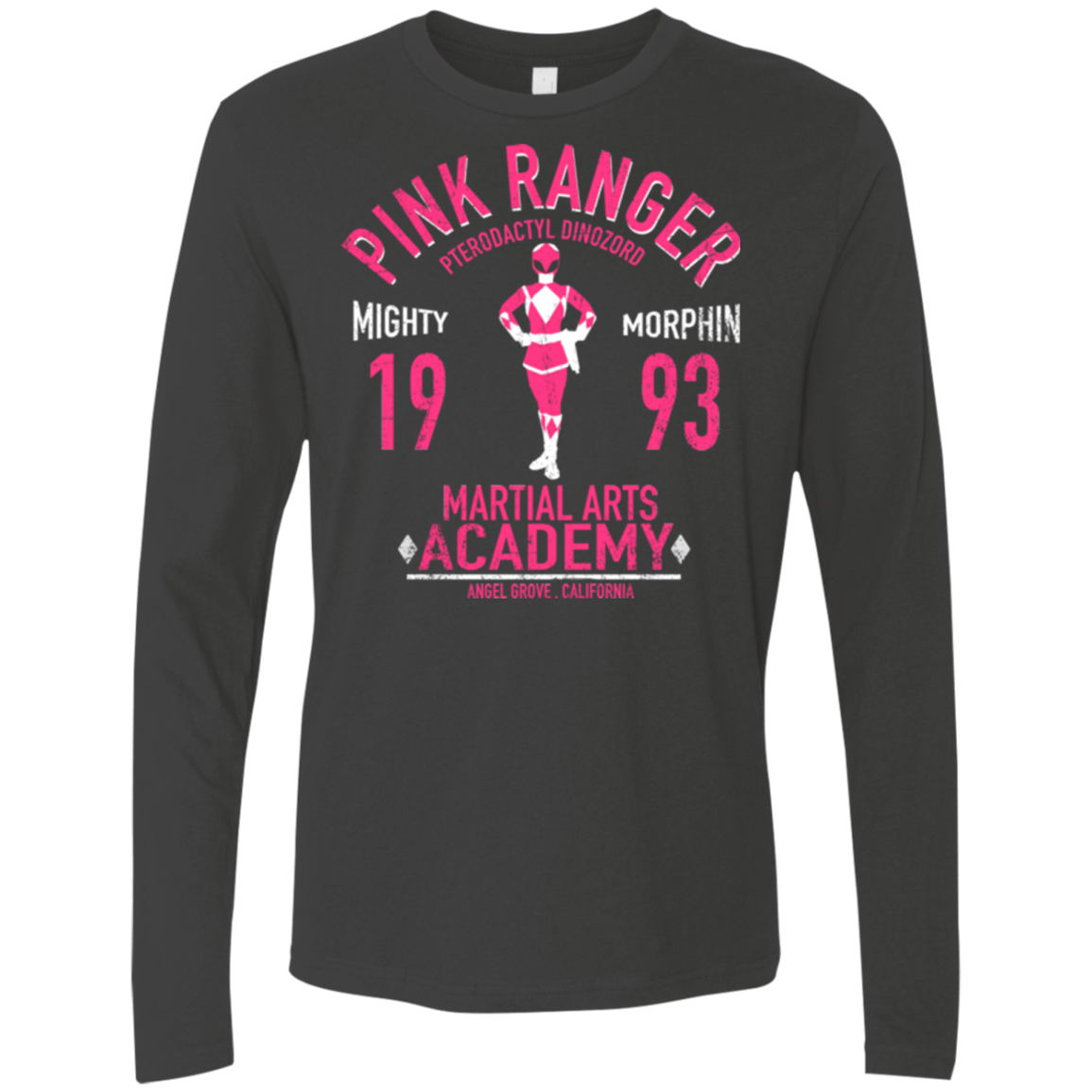 T-Shirts Heavy Metal / Small Pterodactyl Ranger Men's Premium Long Sleeve