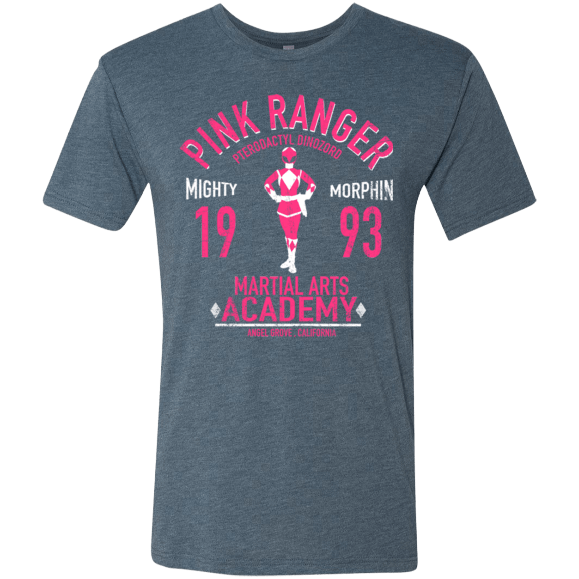 T-Shirts Indigo / Small Pterodactyl Ranger Men's Triblend T-Shirt