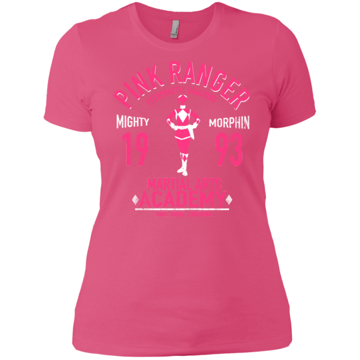 T-Shirts Hot Pink / X-Small Pterodactyl Ranger Women's Premium T-Shirt