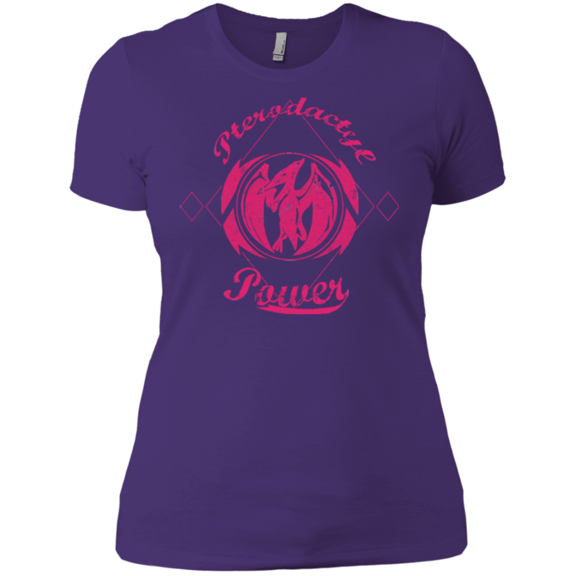 T-Shirts Purple / X-Small Pterodactyl Women's Premium T-Shirt