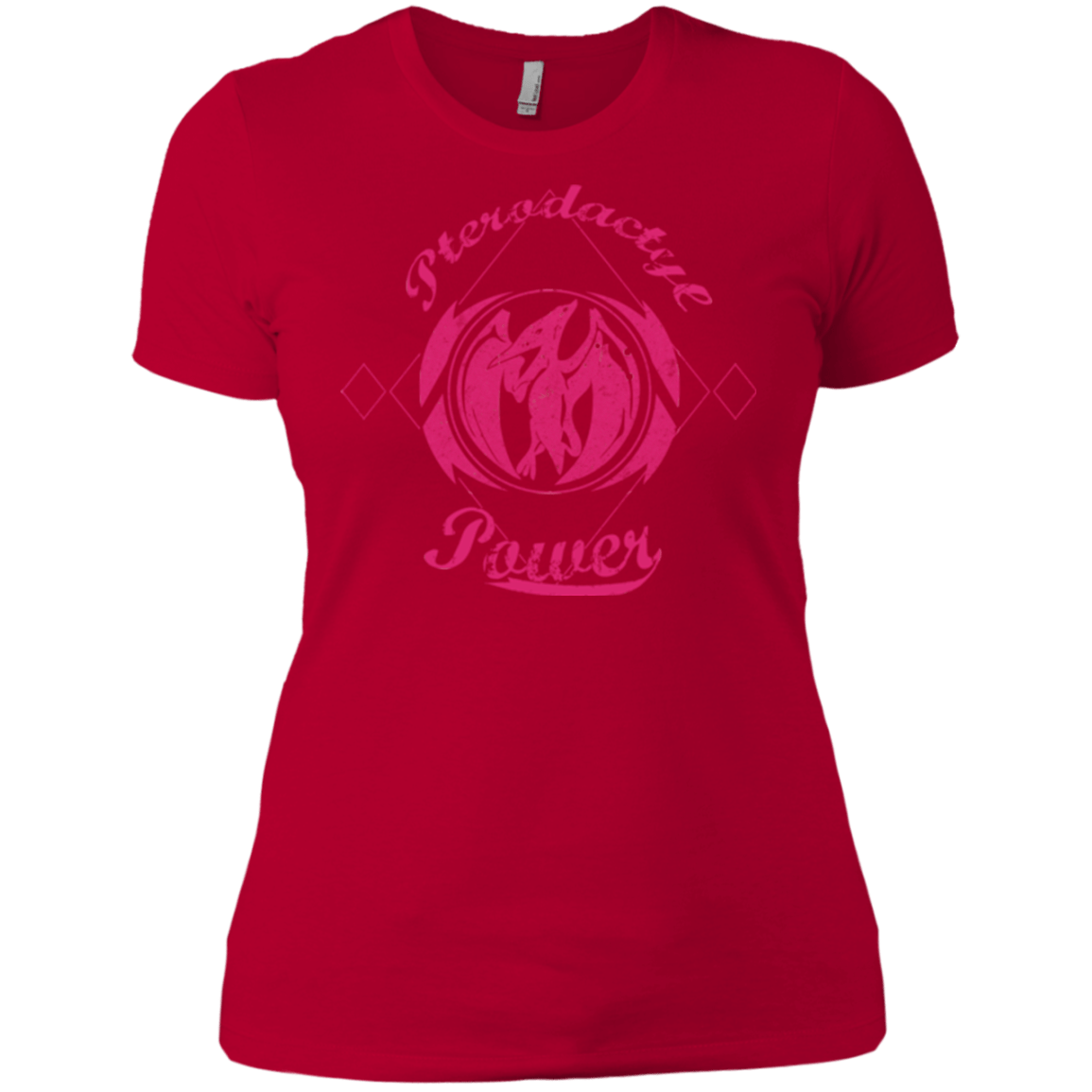 T-Shirts Red / X-Small Pterodactyl Women's Premium T-Shirt