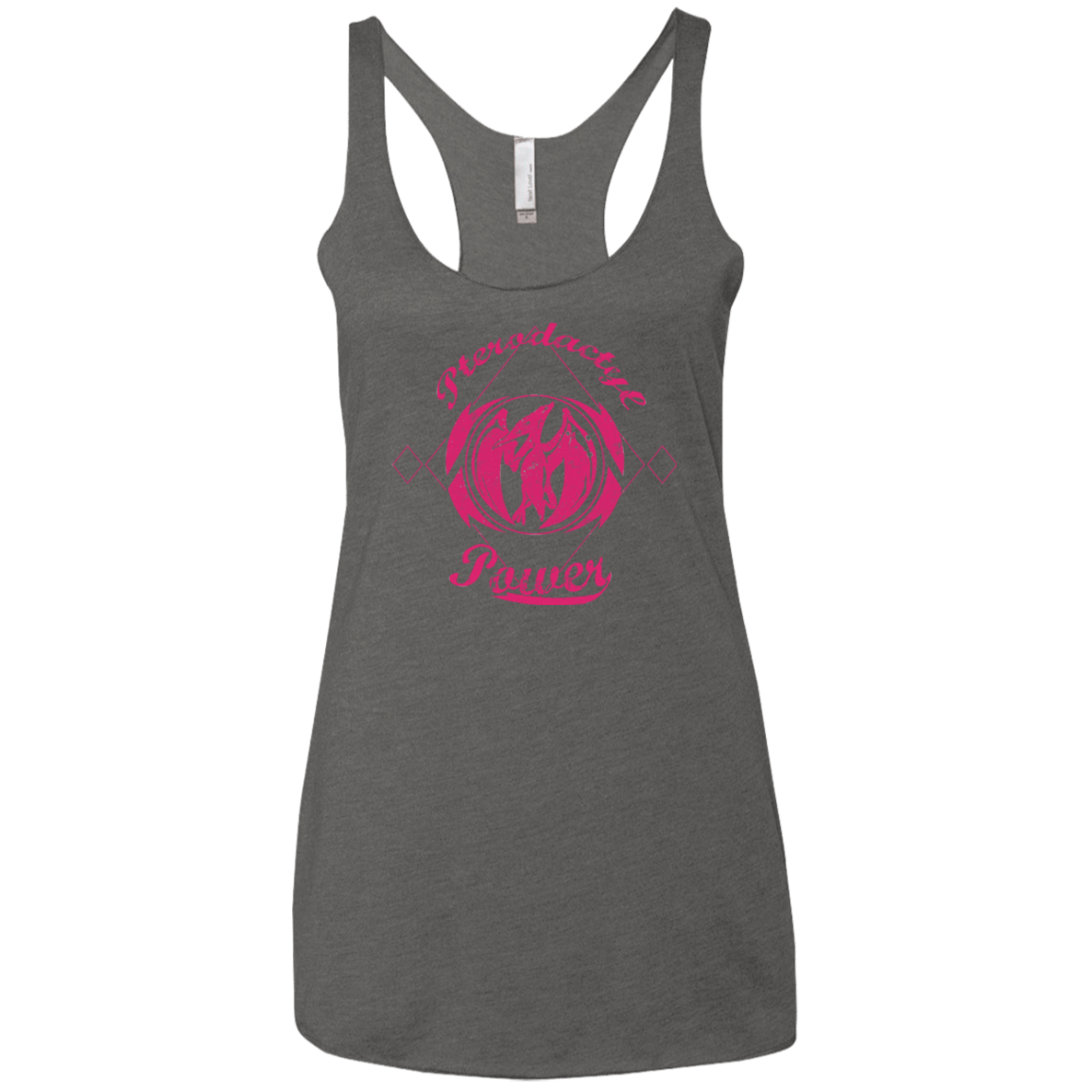 T-Shirts Premium Heather / X-Small Pterodactyl Women's Triblend Racerback Tank