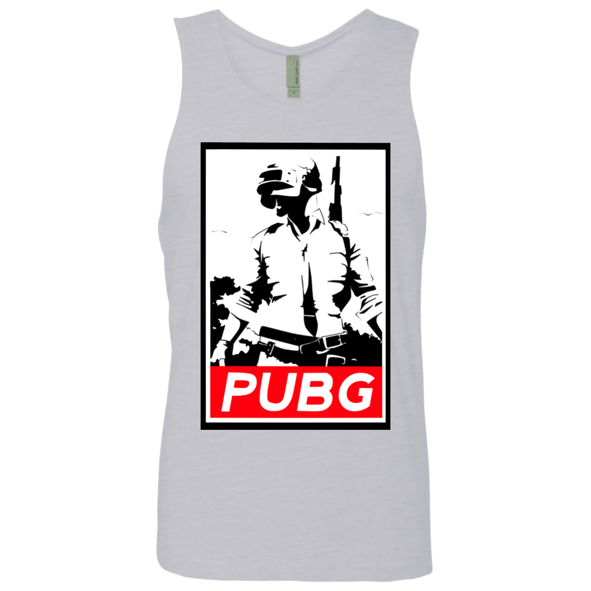 T-Shirts Heather Grey / Small PUBG Men's Premium Tank Top